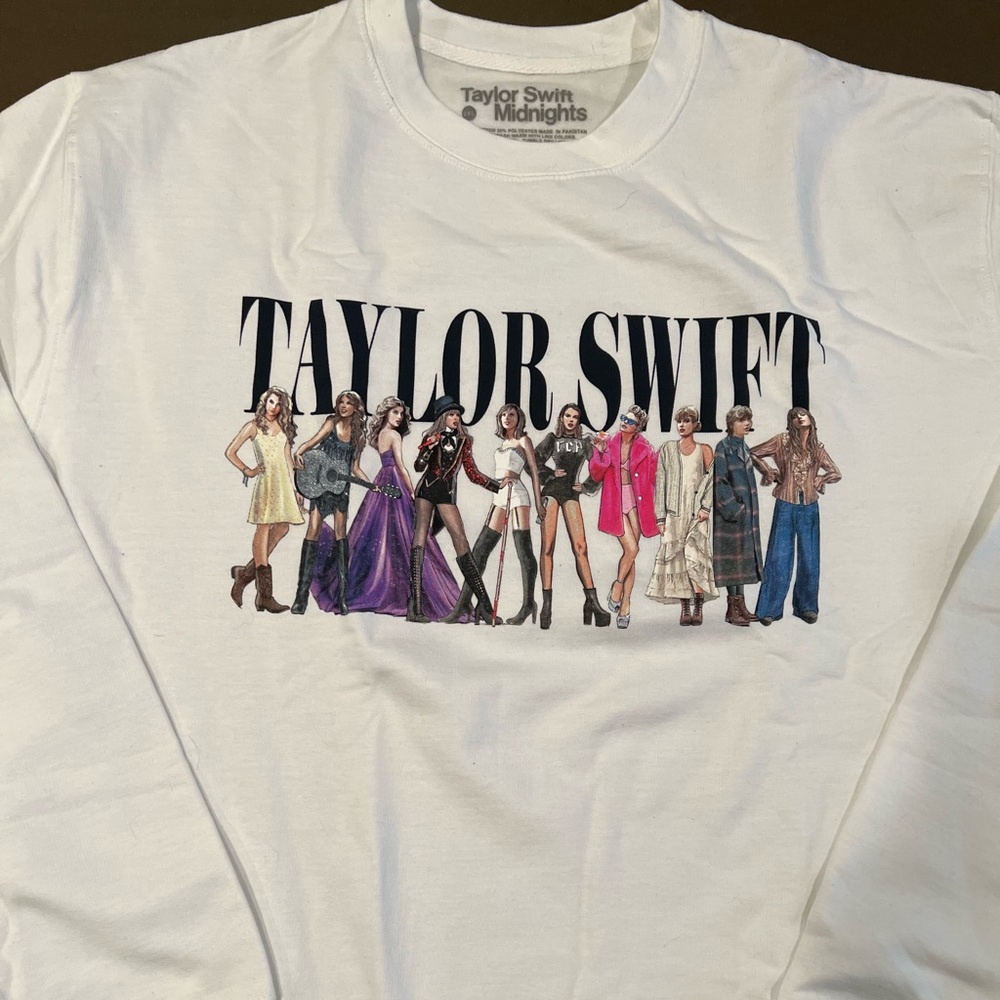 NEW Taylor Swift Eras Crewneck sweatshirt 2x white